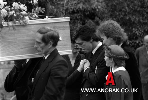 1254290 - The Coffins of Neville and June Bamber and their daughter Sheila Caffell, three of the victims who were murdered at their home in Essex. Almost overcome with grief is the family's adopted son Jeremy Bamber (centre) at the funeral in St. Nicholas's Church in Essex. * 12/3/2001: Bamber, later jailed for killing five members of his family, is to be re-examined by the Court of Appeal it emerged. The thirty nine-year-old was jailed for life after being found guilty of murdering his mother, father, sister and twin nephews at the family farmhouse in Tolleshunt D'Arcy, Essex. The Criminal Cases Review Commission said it had referred the conviction to the appeal court after considering the evidence against Bamber. 17/10/02: Bamber - one of the most notorious killers of the past 20 years - starts his appeal at the High Court in London. He was jailed for life in 1986 after being convicted of shooting dead his mother, father, sister and twin nephews at the family farmhouse in Tolleshunt D'Arcy, Essex. One of the strands of the hearing is expected to centre around new DNA evidence.