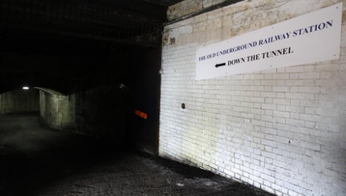 13094302 - A general view of what remains of the Liverpool Overhead Railway in Dingle, Liverpool.