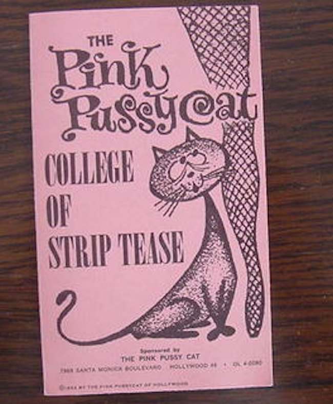 The Pink Pussycat College Of Striptease Remembered