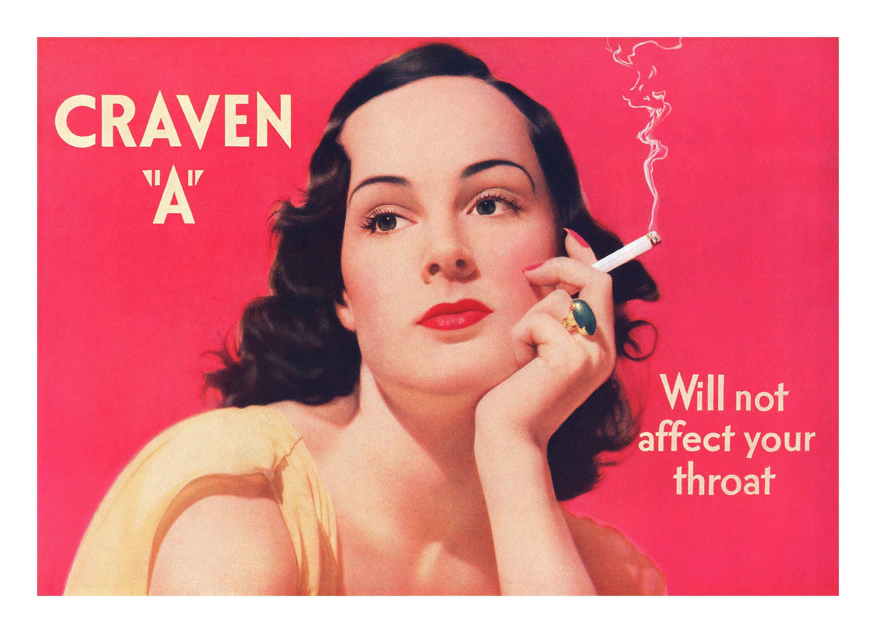 14 Hilariously Evil Vintage Cigarette Ads From The Past