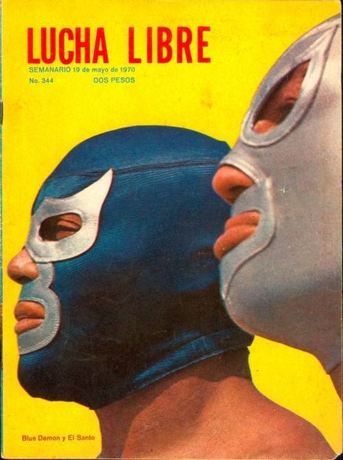 libre lucha mexican luchador santo demon el wrestling mask magazine mexico 1970 luchadores wrestler 1970s poster posters covers flashbak magazines