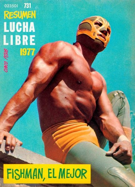 libre lucha fishman 1970s covers away passes magaine masks she flashbak fish passed