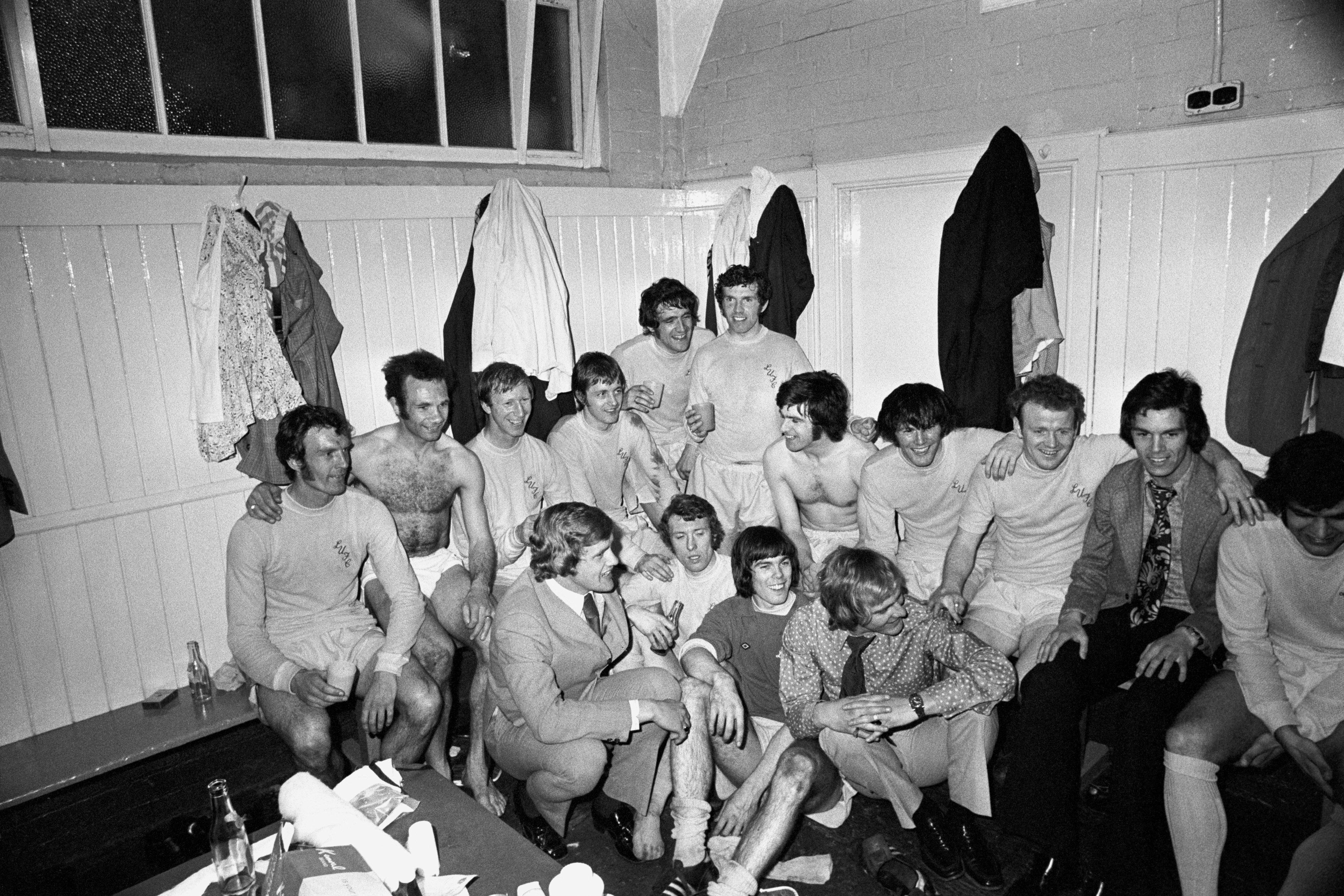 Inside Soccer Changing Rooms Of The S Bathtime With The Winners