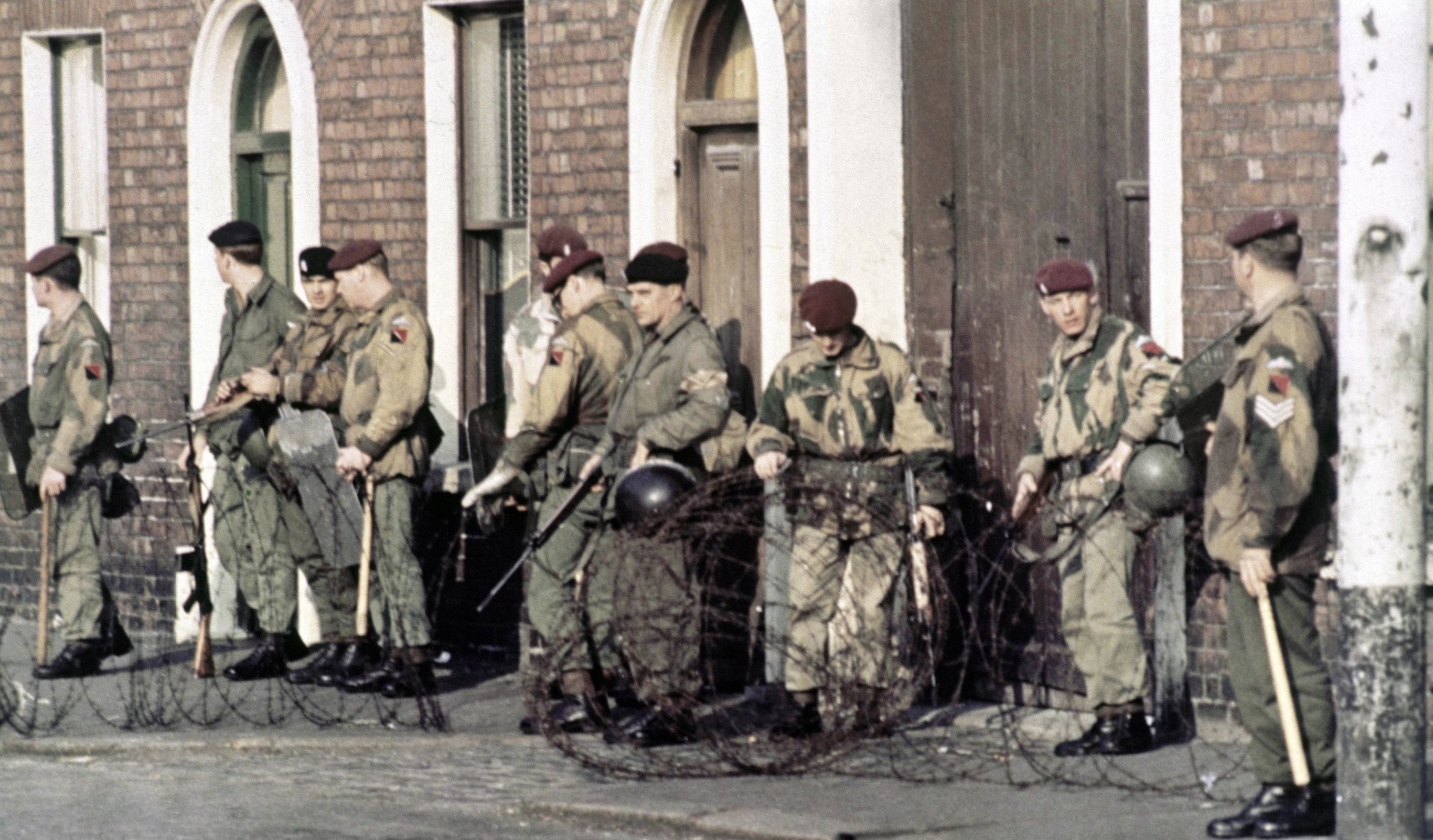 Image result for british troops arrived in northern ireland