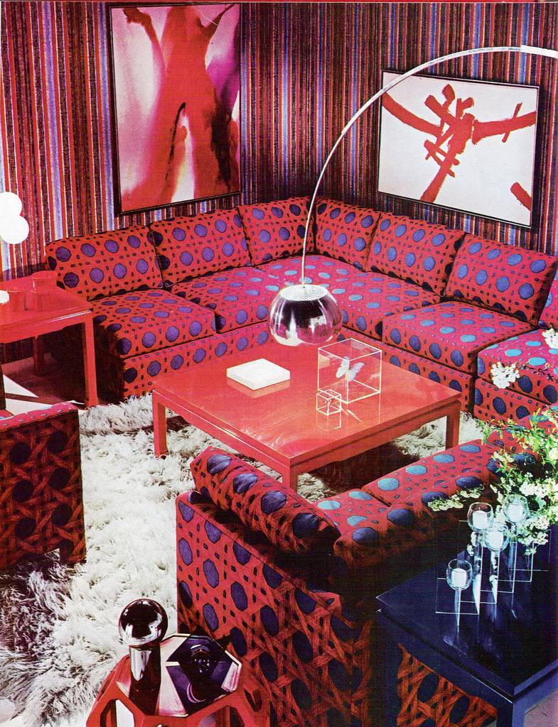 1970 1970s improvement decorating decor encylopedia practical interior 70s interiors highlights flashbak rooms living teak kon tacky tiki plastic atompunk