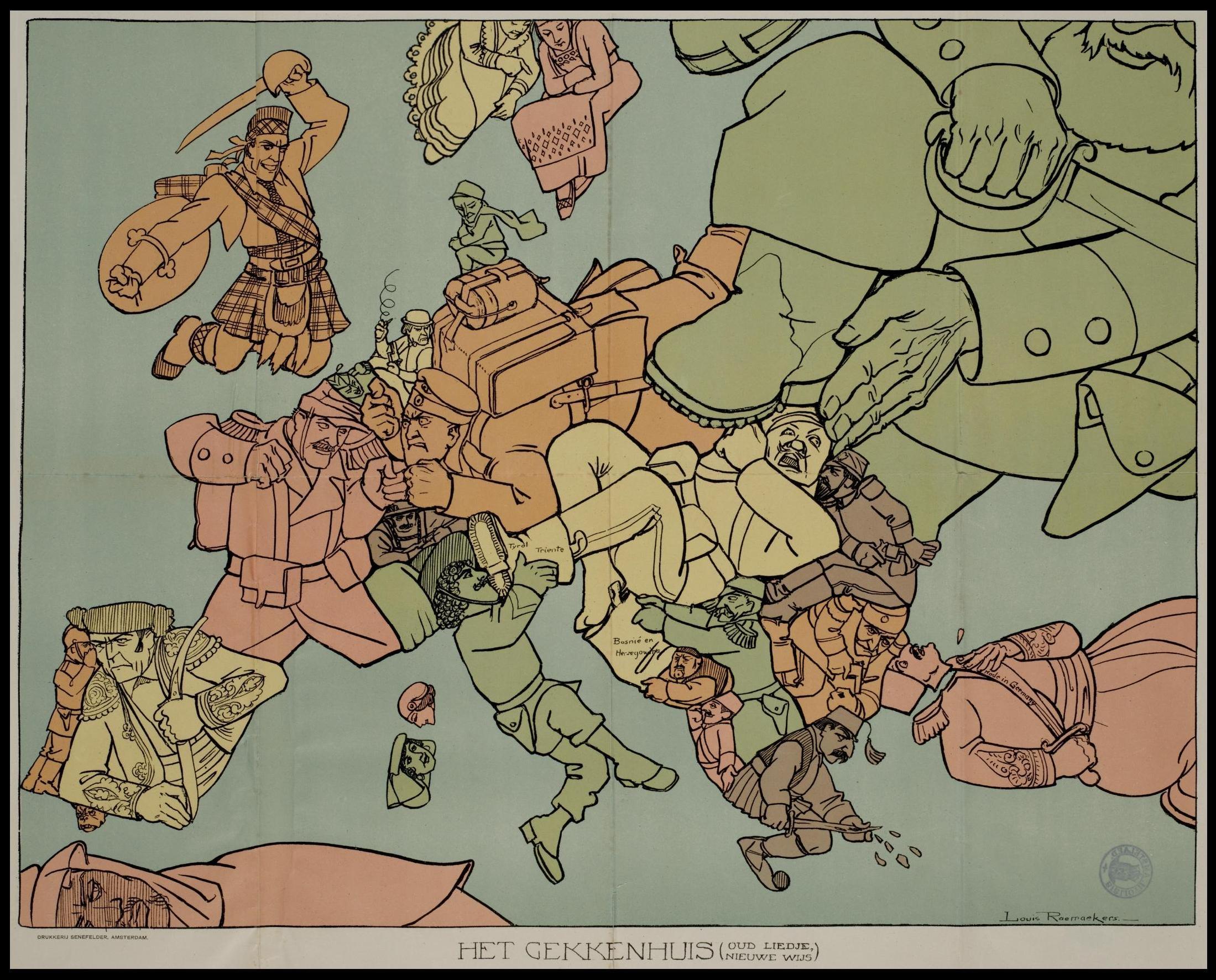 12 Satirical Maps Of World War One
