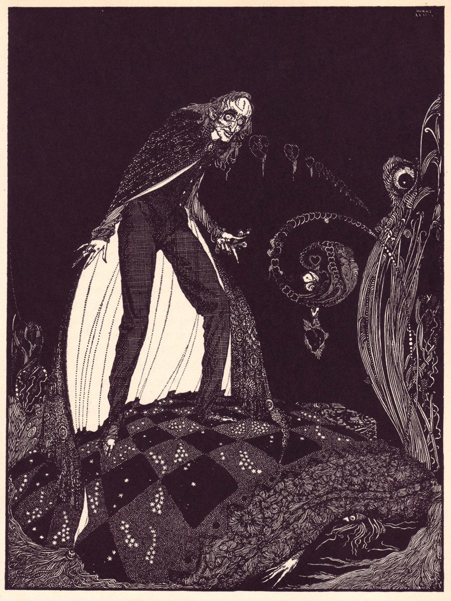 Harry Clarke’s Spectacular Illustrations for Edgar Allan Poe