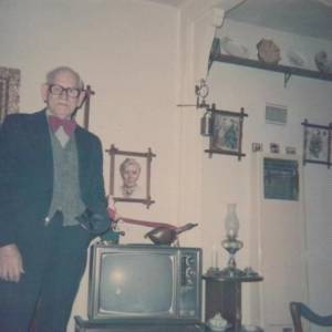 Found Photos Mid Century People Standing By Modern TVs Flashbak