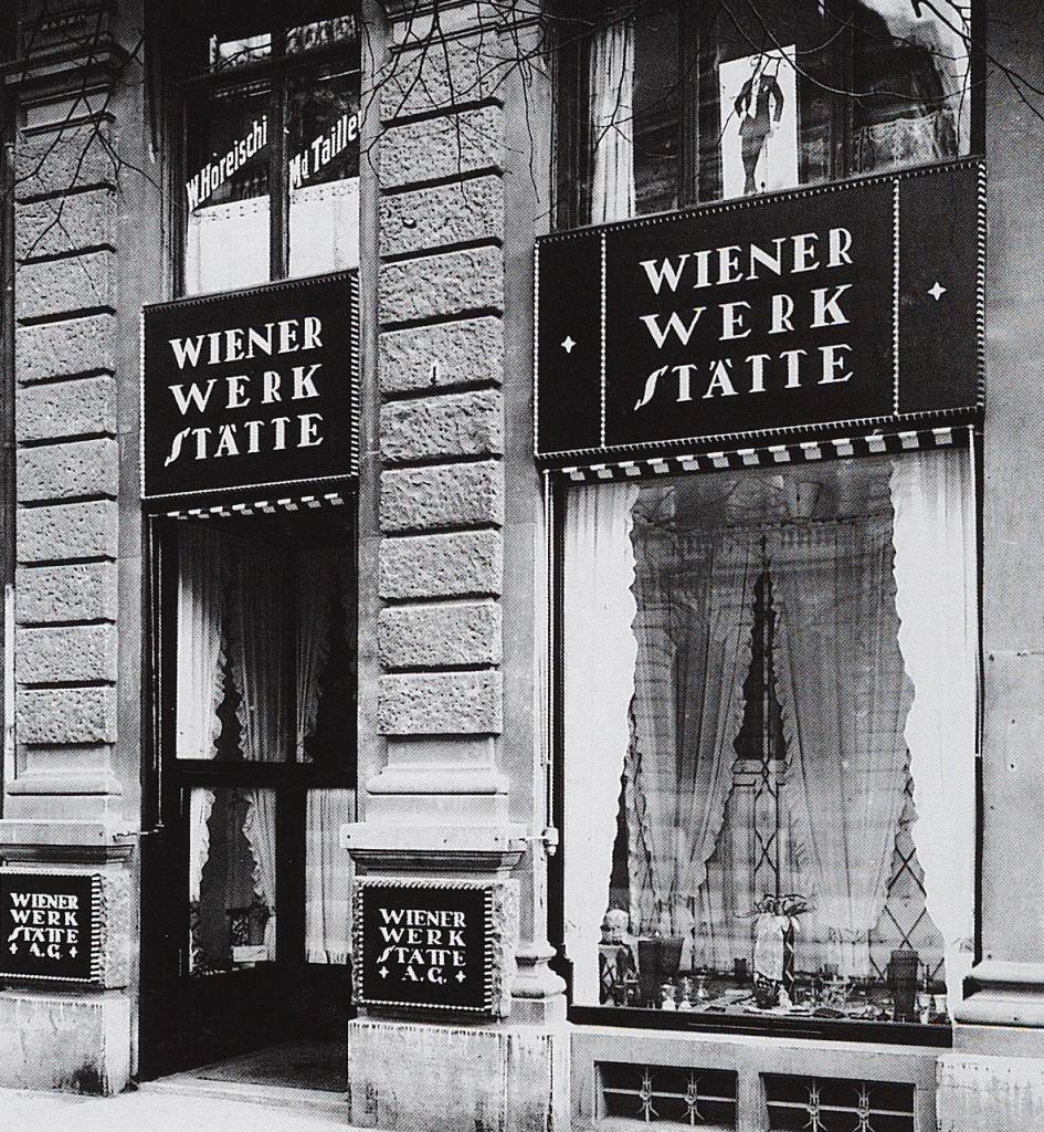A shop selling crafts from the Wiener Werkstatte