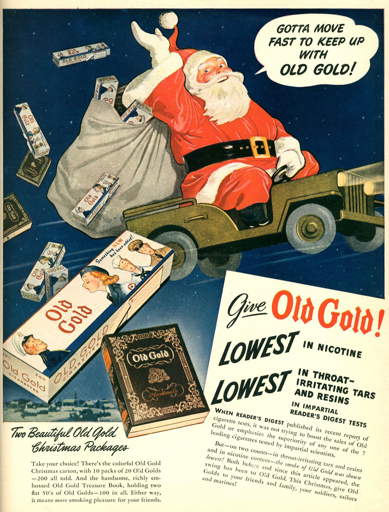 Cigarettes from Santa: Vintage Tobacco Christmas Advertising