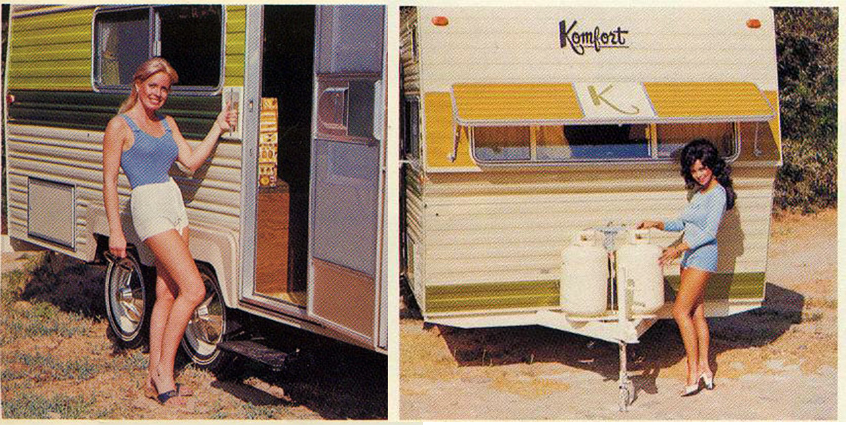 Camper Tramps A Spicy 1970s Komfort TravelTrailer Brochure