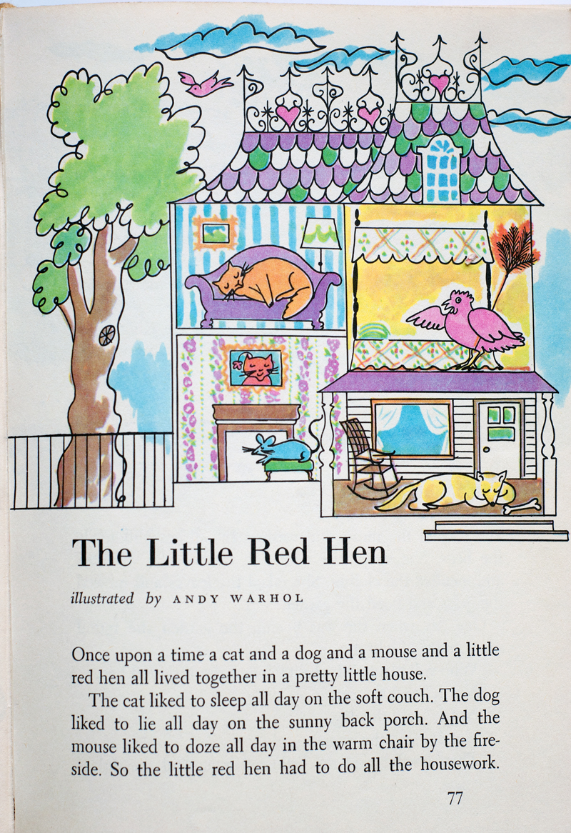 Andy warhol the little red hen big