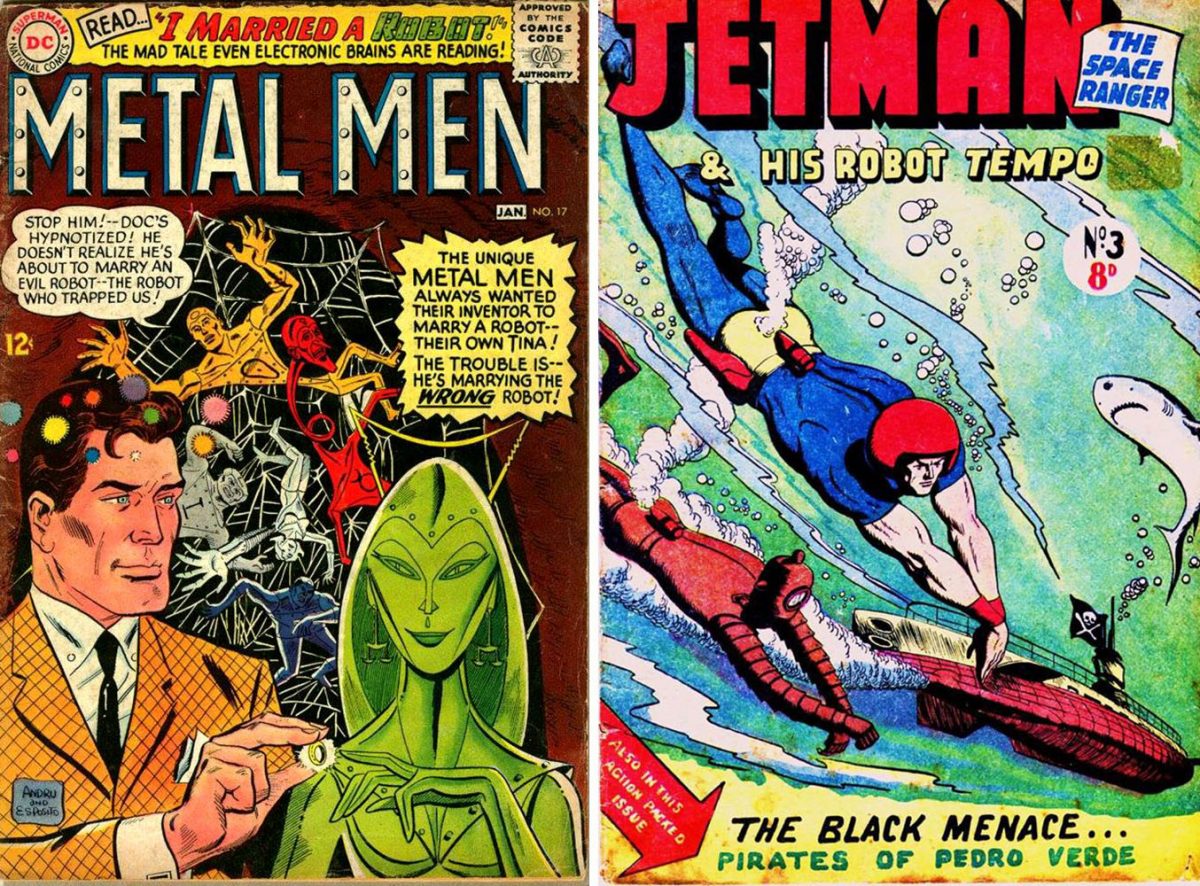 Programmed For Lameness Awful Comic Book Covers Featuring Robots