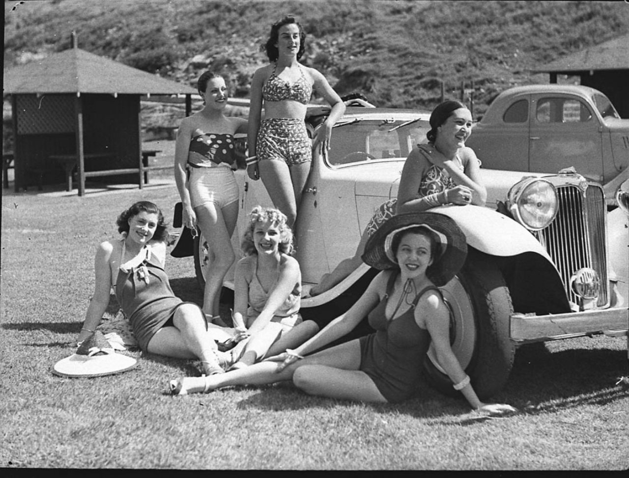 The Women Of The Women Relax On Sydney S Tamarama Beach In 1939