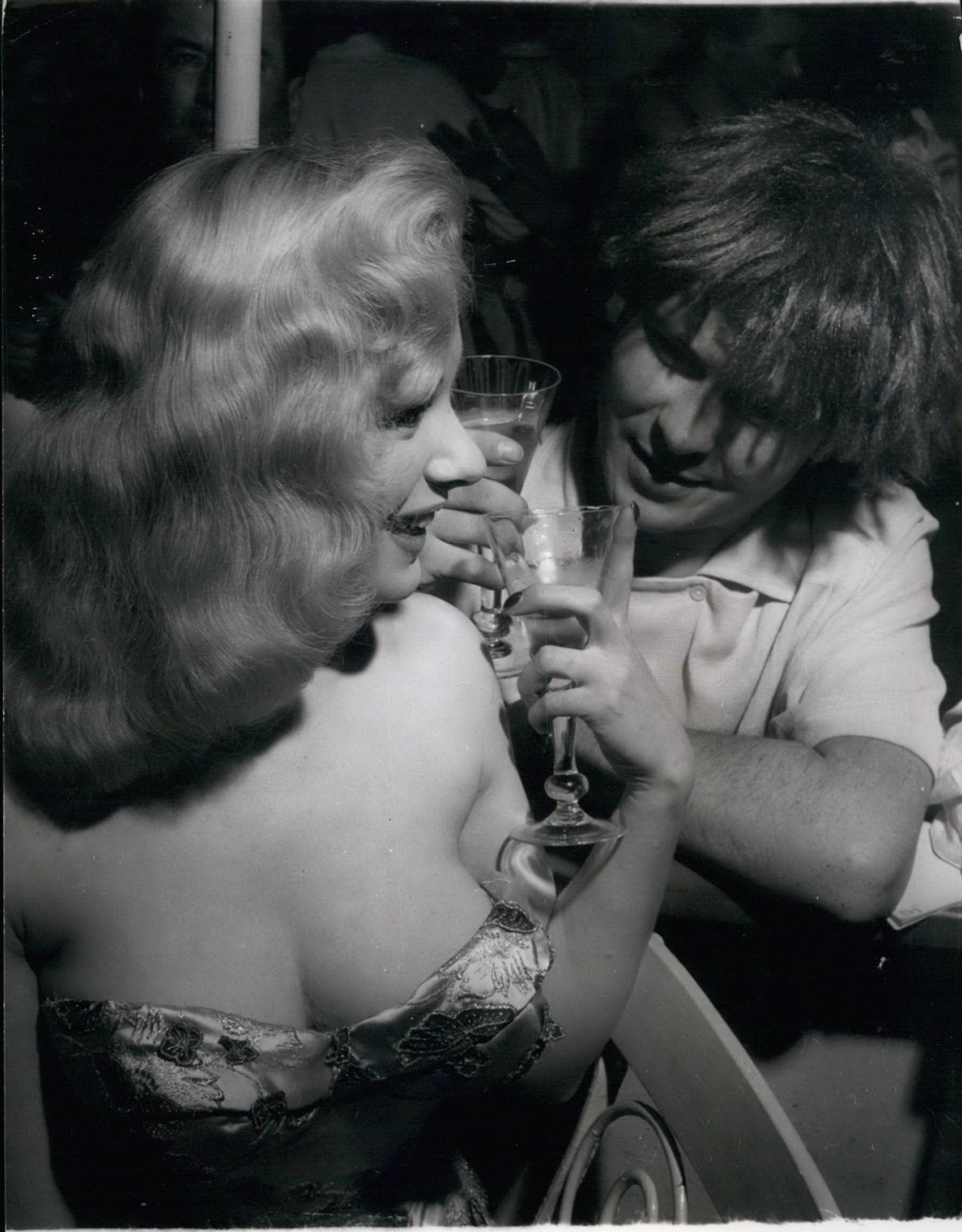 Sabrina at a 'ball' in 1972