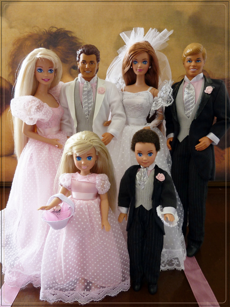 wedding barbie 1980s