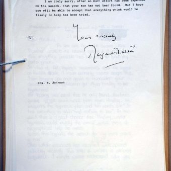 Moors Murders: Winnie Johnson’s letters to Myrah Hindley and Magaret Thatcher’s reply