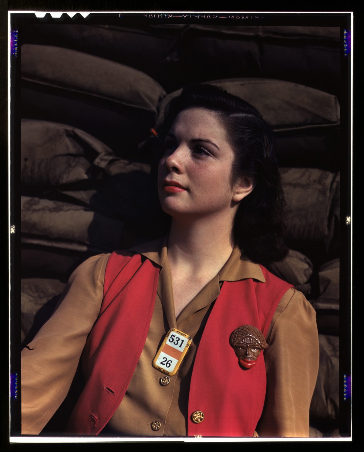 Women In World War 2 working at Douglas Douglas Aircraft Company at Long Beach, California