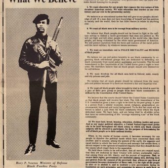 Huey P. Newton and the Black Panther Party: A Picture Story