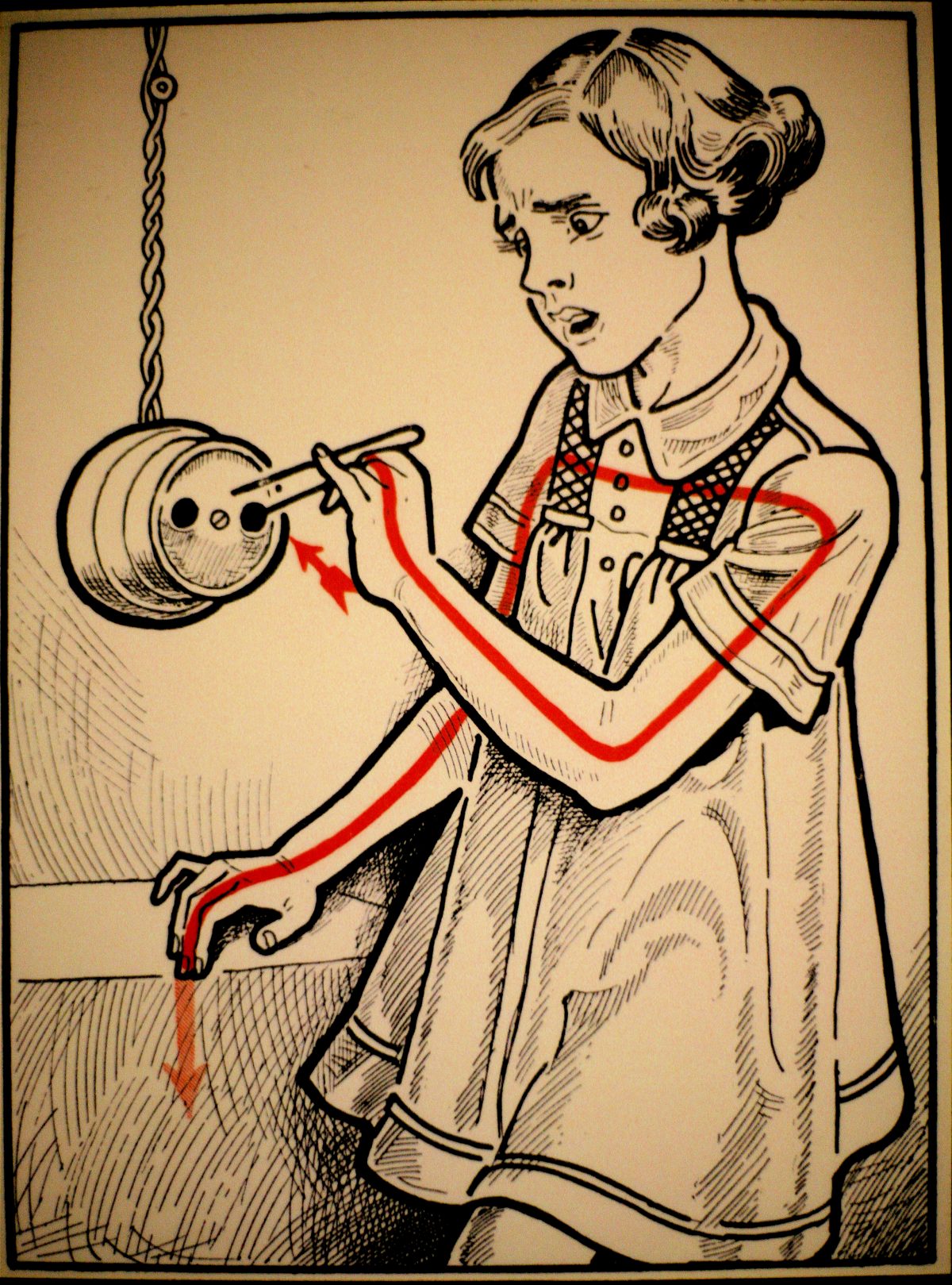 Elektroschutz in 132 Bildern’ (Electrical Protection in 132 Pictures) by Viennese physician Stefan Jellinek (1878-1968)