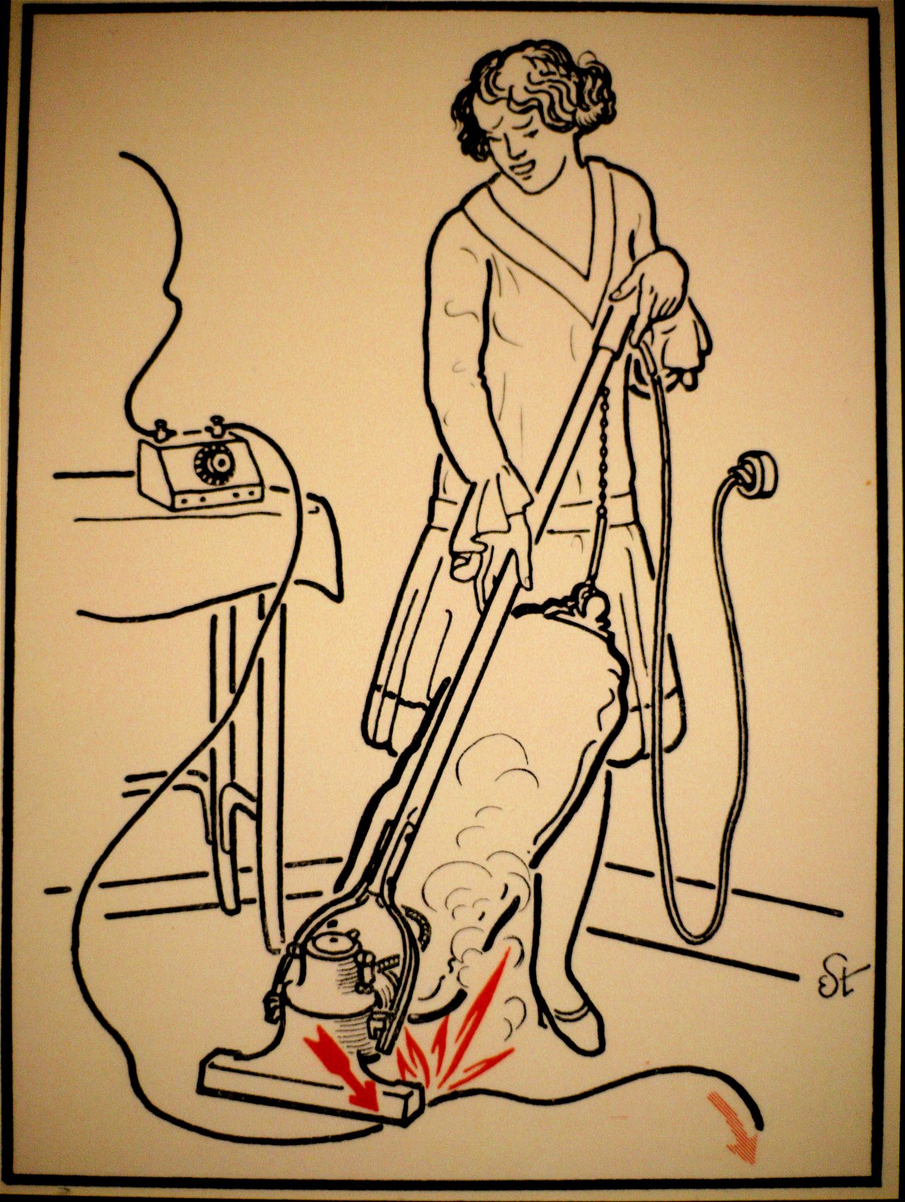 Elektroschutz in 132 Bildern’ (Electrical Protection in 132 Pictures) by Viennese physician Stefan Jellinek (1878-1968)
