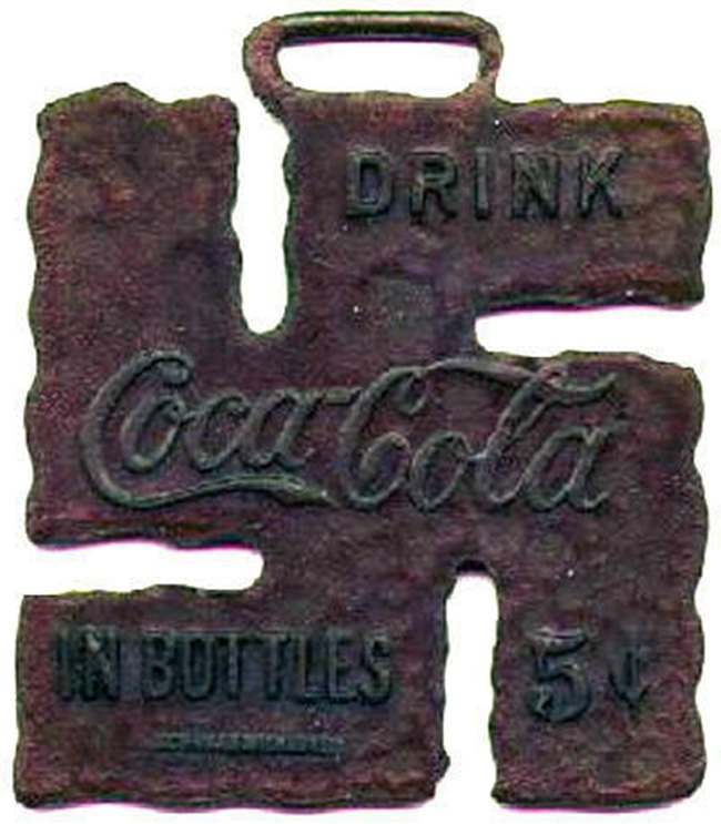 coca cola lucky swastika
