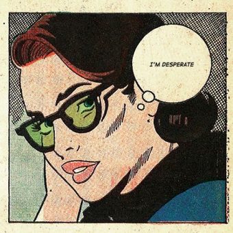 Women being sad and pathetic in 1950s comic books