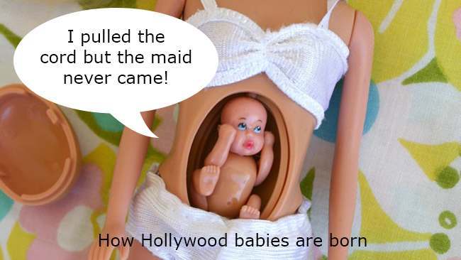 barbie gives birth