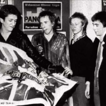 The 1977 Sex Pistols Christmas Party and Huddersfield Cake Fight