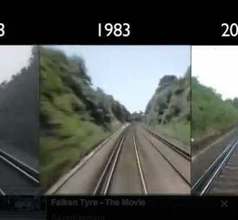 London to Brighton Train Journey: 1953 – 1983 – 2013 side by side