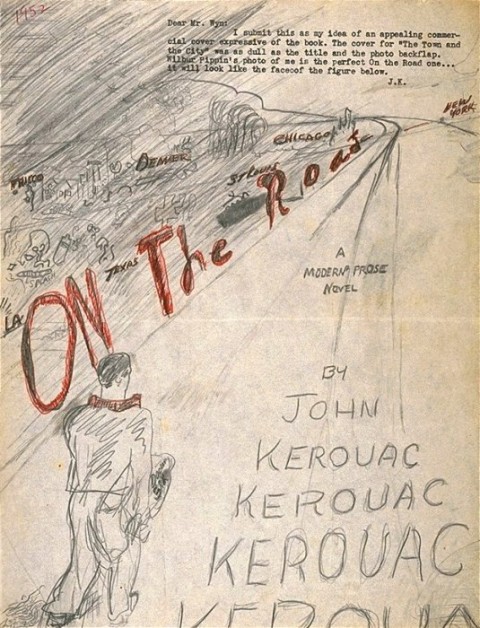 on the road kerouc sketch
