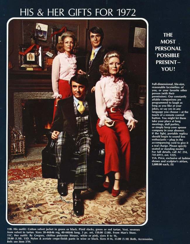His & Hers Neiman Marcus Christmas Catalog