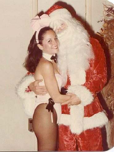 santa and bunny