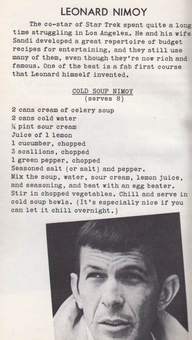 singers and swingers in the kitchen leonard nimoy