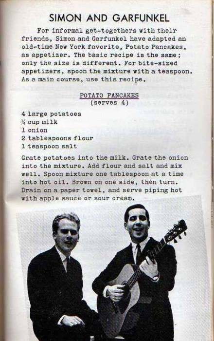 singers and swingers in the kitchen simon and garfunkel