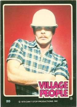 village people trading cards
