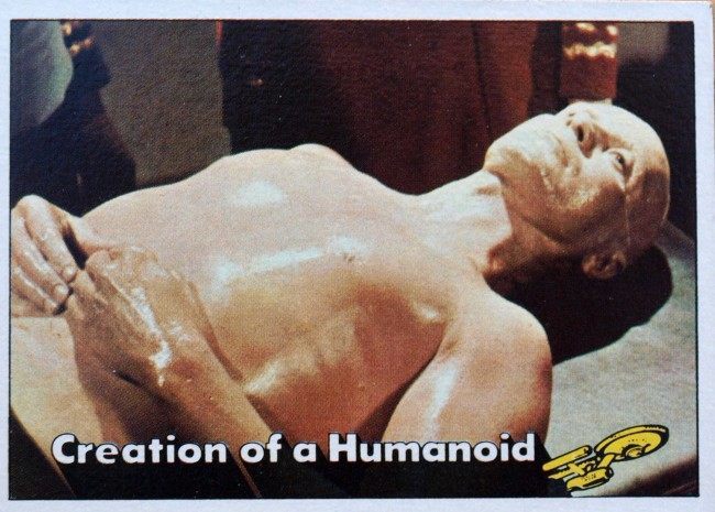 1976 Topps Star Trek #75 Creation of a Humanoid