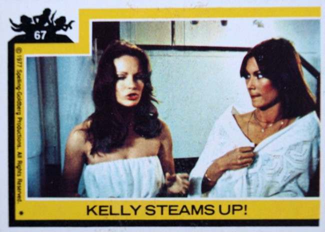 CHARLIE'S ANGELS TRADING CARD g 1977