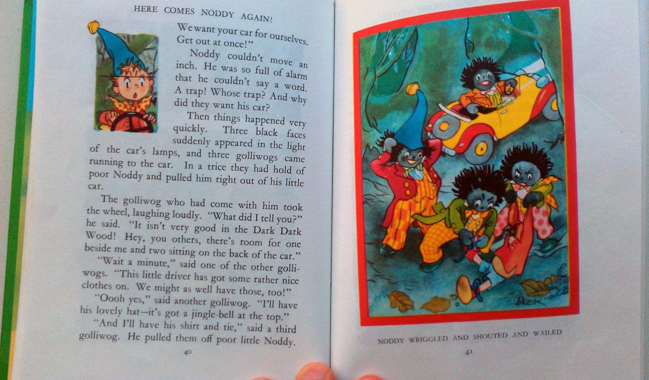 noddy golliwog car enid blyton