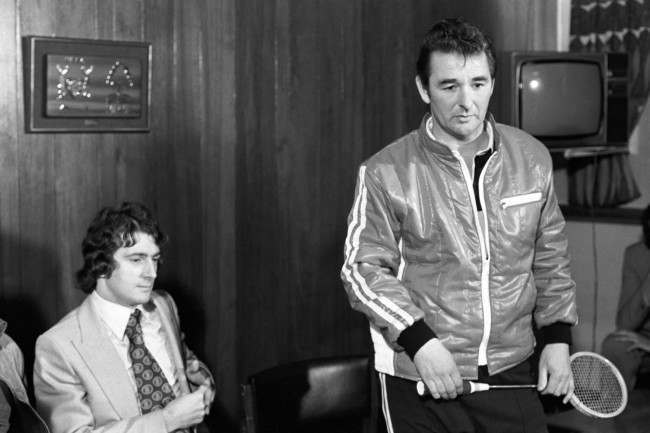 Clough had been on the squash court