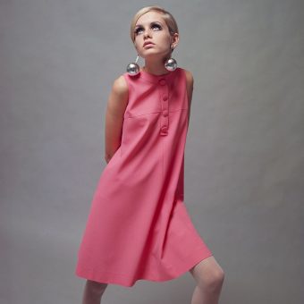 Twiggy became synonymous Quant's designs during the Sixties, in