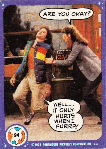 VINTAGE 1978 MORK AND MINDY CARDS