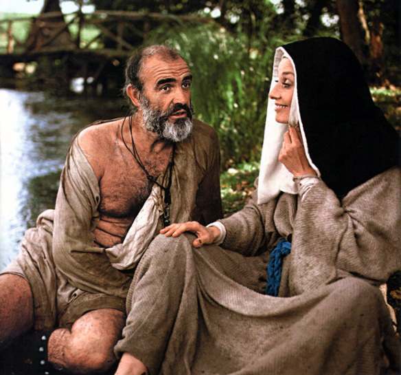 Audrey Hepburn, Robin and Marian (1976) starring Sean Connery