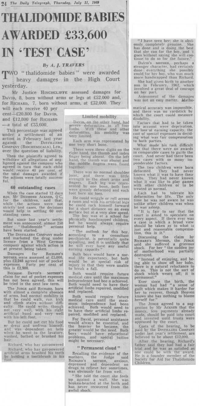 july 31 1969 telegraph