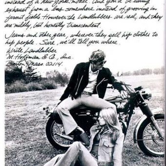 Vintage Adverts: 1970 Landlubber Bellbottoms For Men Who Ride Sidesaddle
