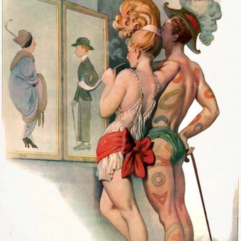 Otho Cushing Imagines 1950s Fashions In 1914