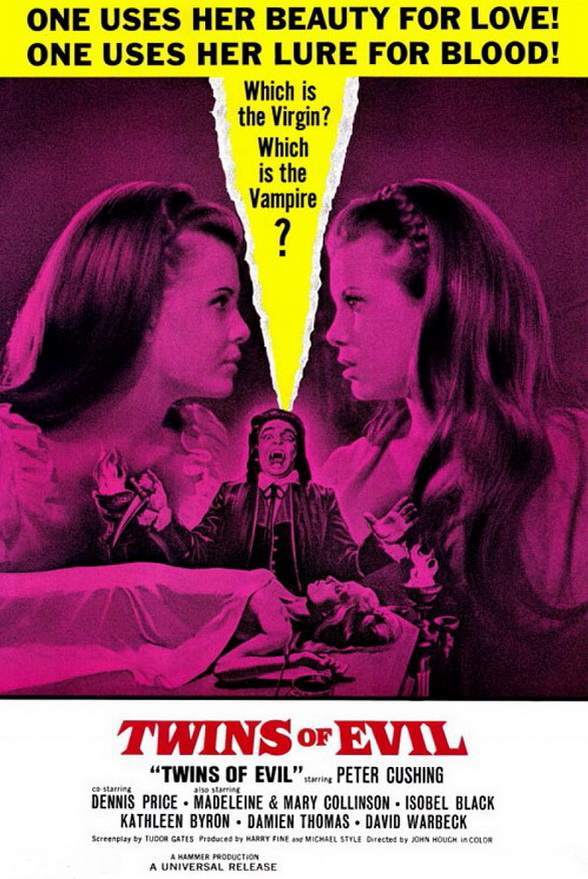 TWINS OF EVIL (1971) Madeleine and Mary Collinson