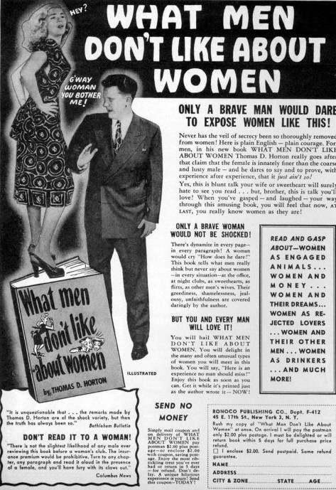 What Men Dont Like About Women - Read This 1945 Guide To -3439