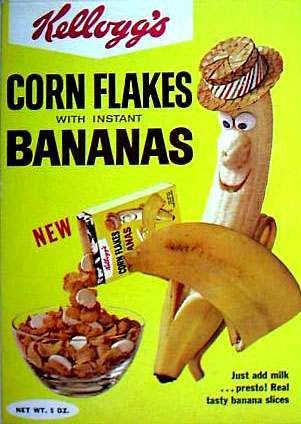 corn flakes bananas