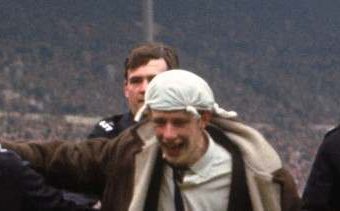 Liverpool: The Fan In The Knotted Hanky On His Head At The 1965 FA Cup Final